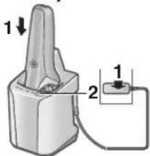 PANASONIC ESLS9A - Attach the outer foil section and dry with the self-cleaning recharger [B]. - 1