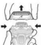 PANASONIC ESLV6U - Replacing the system outer foil and the inner blades - 1