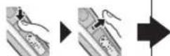 PANASONIC ESLV6U - ▶ Verrouillage du bouton de mise en marche - 1