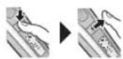 PANASONIC ESLV6U - ▶ Locking the power switch - 2