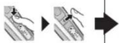 PANASONIC ESLV6U - ▶ Bloquear o interruptor de funcionamento - 1