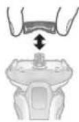 PANASONIC ESLV6U - ▶ Replacing the inner blades - 1