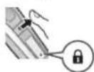 PANASONIC ESLV6U - ▶ Verrouillage du bouton de mise en marche - 3