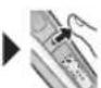 PANASONIC ESLV6U - ▶ Sperren des Netzschalters - 4