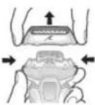 PANASONIC ESLV6U - ▶ Remover a parte externa - 1