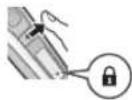 PANASONIC ESLV6U - ▶ Locking the power switch - 5