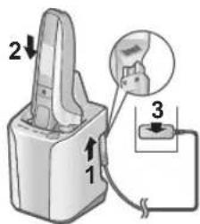 PANASONIC ESLV9U - Het scheerapparaat opladen - 1