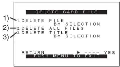 PANASONIC PVDC152K - Sous-menu [OTHER FUNCTIONS] - 1