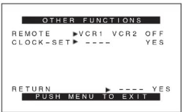 PANASONIC PVDC152K - Sous-menu [OTHER FUNCTIONS] - 4