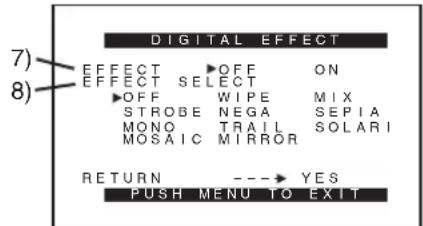 PANASONIC PVDC152K - Sous-menu [OTHER FUNCTIONS] - 2