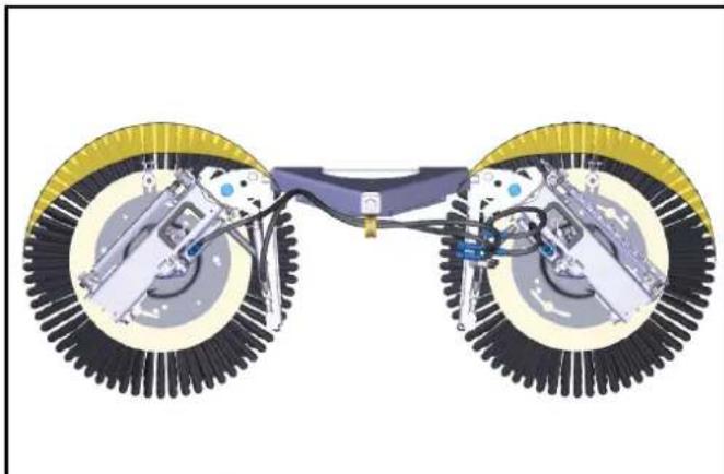 Kärcher MC 130 Plus - Adjusting the sweeping area - 1
