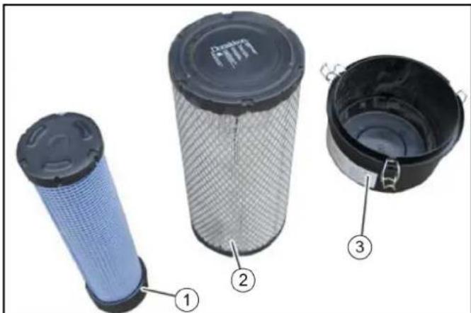 Kärcher MC 130 Plus - Cleaning/replacing air filters - 2