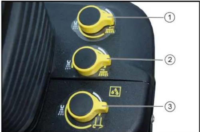 Kärcher MC 130 Plus - Éléments de commande pulverisation - 1