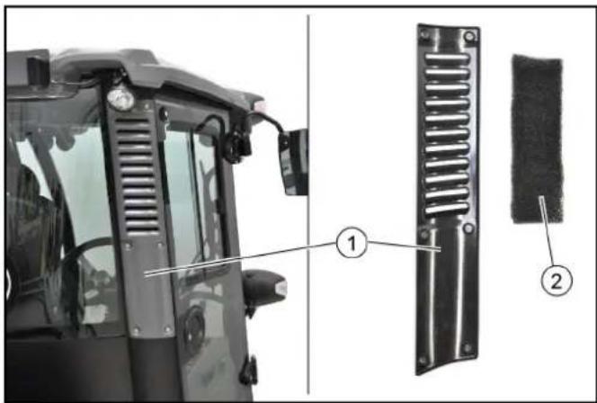 Kärcher MC 130 Plus - Remplacement du filtré à poussière extérieur à la cabine - 1