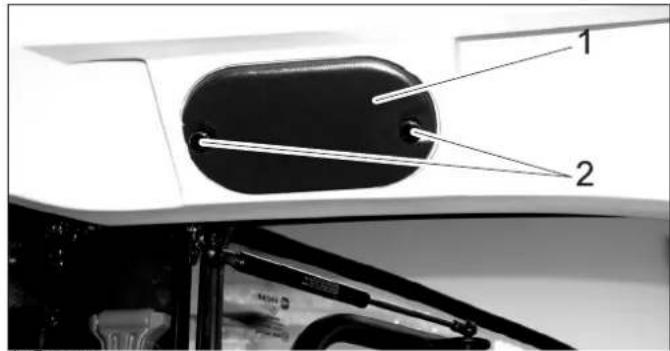 Kärcher MIC 26C Advanced Comfort - Changer le fusible à la boite à fusible dans la cabine de conducteur. - 1
