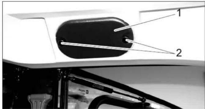 Kärcher MIC 26C Advanced Comfort - Cambiar los fusibles de la caja de fusibles de la cabina del conductor - 1