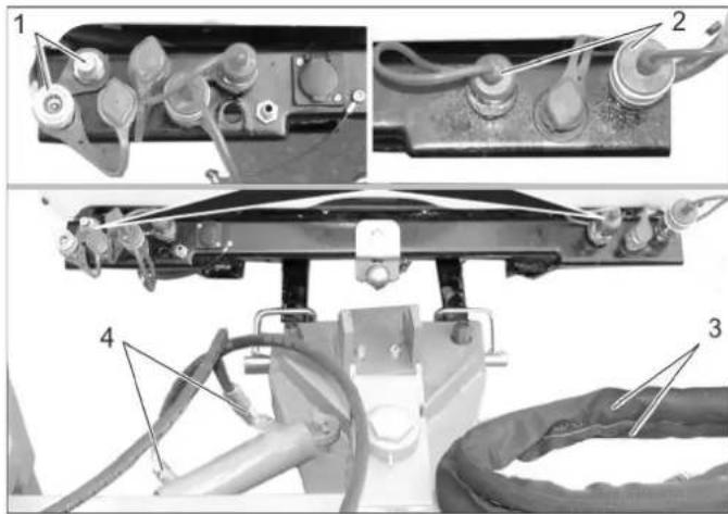 Kärcher MIC 26C Advanced Comfort - Connecting the hydraulic lines - 1