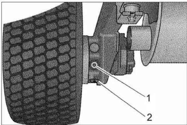 Kärcher MIC 26C Advanced Comfort - Sostituire l'olio nei motori delle ruote Fare eseguire la sostuzione solo dal servizio assistenza clienti. - 1