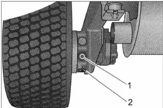 Kärcher MIC 26C Advanced Comfort - Cambiar el aceite de los motores de la rueda. - 1