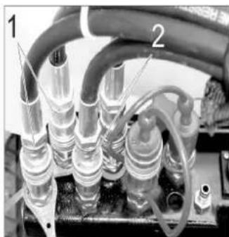 Kärcher MIC 26C Advanced Comfort - Connecting the hydraulic lines - 1