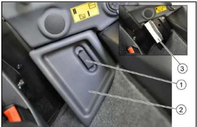 Kärcher MIC 70 - Substituir o filtro de pó da cabina por dentro - 1
