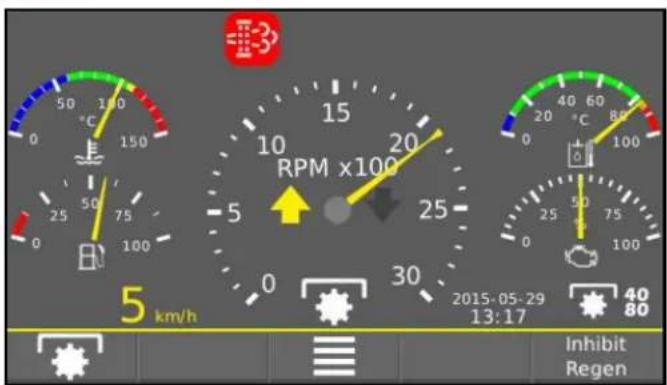 5 km/h RPM x100 20 15 10 5 0 30 25 0 40 60 80 20 30 40 °C °C °C °C Inhibit Regen
