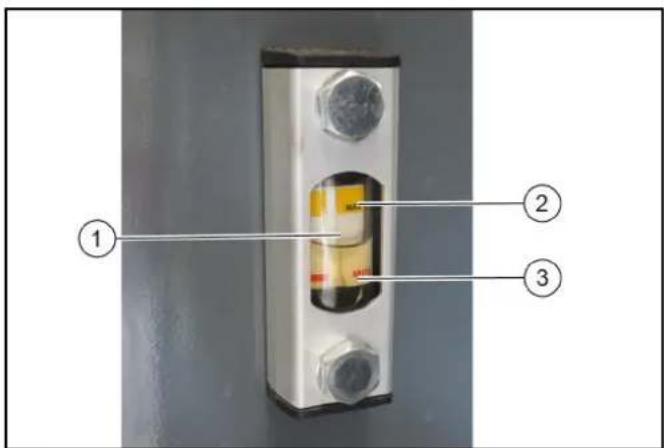 Kärcher MIC 70 - Contrôler le niveau d'huile hydraulique et faire l'appoint - 1