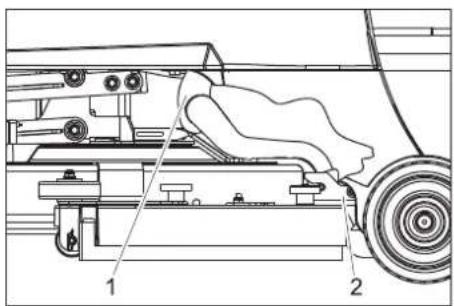 Kärcher BD 5040 RS Bp Pack - Szívópofák kiszerelése - 1