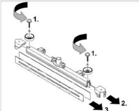 Kärcher BD 5070 R Classic Bp Pack - Sostituire i labbri di aspirazione - 1