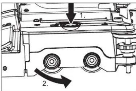Kärcher BR 5540 RS Bp Pack - Šepečių volo keitimas - 2