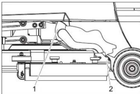 Kärcher BR 5540 RS Bp Pack - Odstranitev sesalnega nosilca - 1