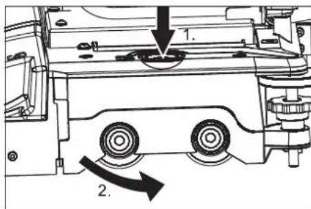 Kärcher BR 5540 RS Bp Pack - Replacing the brush rollers - 2