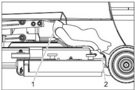 Kärcher BR 5540 RS Bp Pack - Saugbalken ausbauen - 1