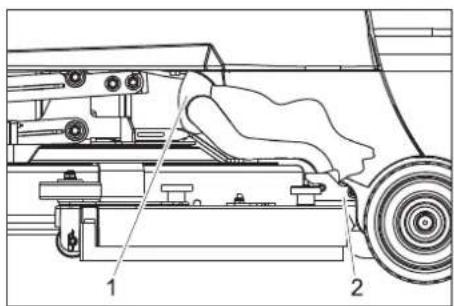 Kärcher BR 5540 RS Bp Pack - Smontare la barra di aspirazione - 1