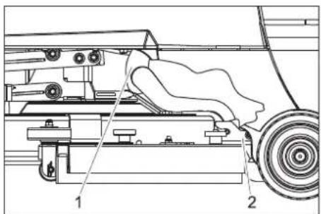 Kärcher BR 5540 RS Bp Pack - Zdemontowanie belki ssącej - 1