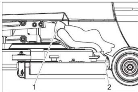 Kärcher BR 5540 RS Bp Pack - Αφαίρεση της ράβδου αναρρόφησης - 1