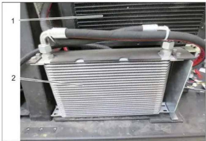 Kärcher B 300 R I LPG - Limpiar el radiadorde aceite hidráulico y el radiador del motor. - 1