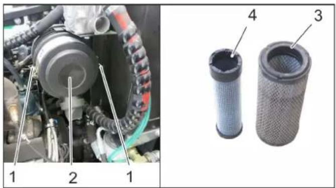 Kärcher B 300 R I LPG - Nettoyage et échange du filtre à air - 1