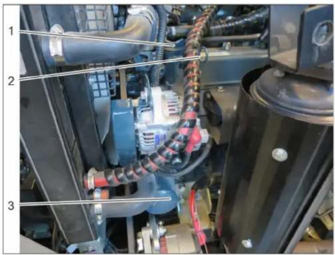 Kärcher B 300 R I LPG - Change the motor oil and the oil filter - 1
