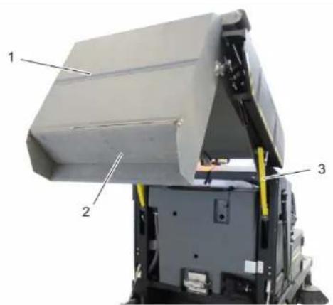 Kärcher B 300 R I LPG - Clean the waste container - 1
