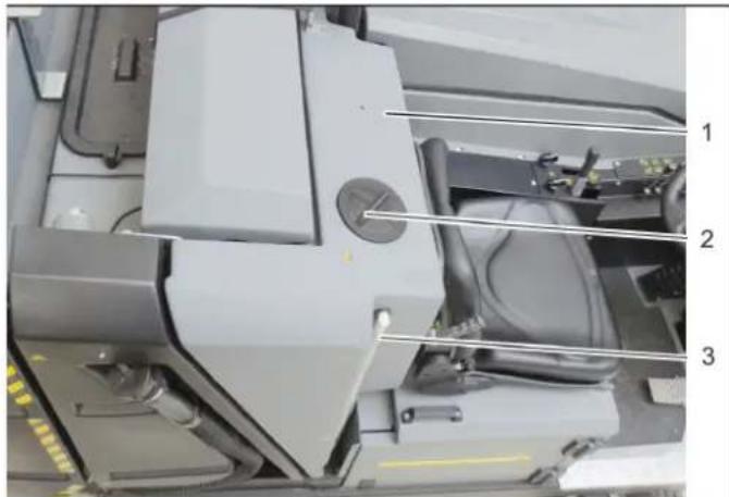 Kärcher B 300 R I LPG - Riempire il serbatoio dell'acqua pulita - 1