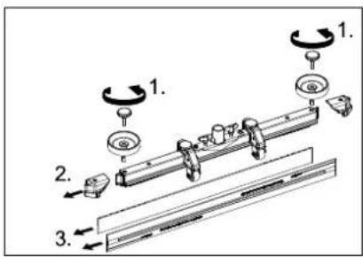 Kärcher BD 4335 C Ep - Sostituire o girare i labbri di aspirazione - 2