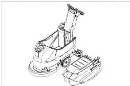Kärcher BD 4325 C Bp Pack - Знімання резервуару для забрудненої води - 1