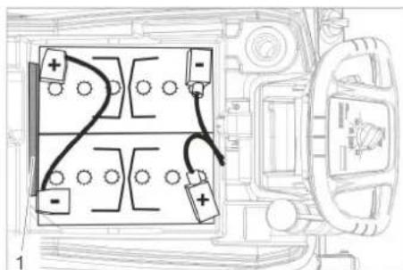 Kärcher BD 4325 C Bp Pack - Поставете акумулатора и го подвържете - 1