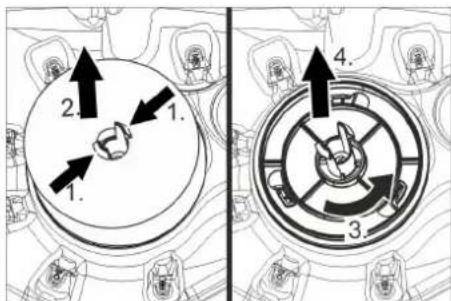 Kärcher B 80 W Bp Dose - Limpiar el filtro de proteccion de la turbina - 1