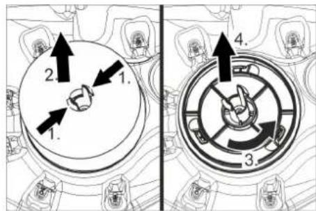 Kärcher B 80 W Bp Dose - Beschermzeef van de turbine reinigen - 1