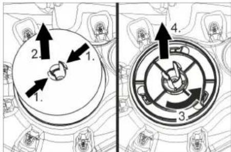 Kärcher B 80 W Bp Dose - A turbina védószürö tiszitīsá - 1