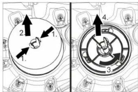 Kärcher B 80 W Bp Dose - Cleaning the protective turbine strainer - 1