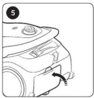 SAMSUNG SC07M25F0WP - Cleaning the dust bag - 13