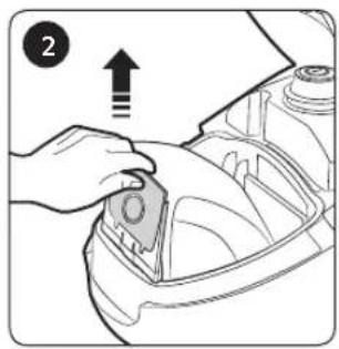 SAMSUNG SC07M25F0WP - Nettoyage du sac à poussière - 2